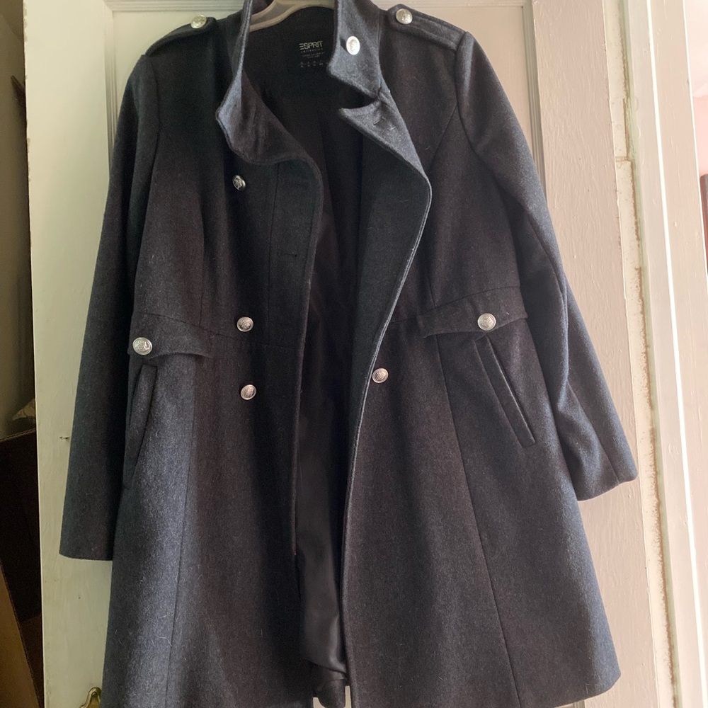 Esprit Charcoal Pea Coat